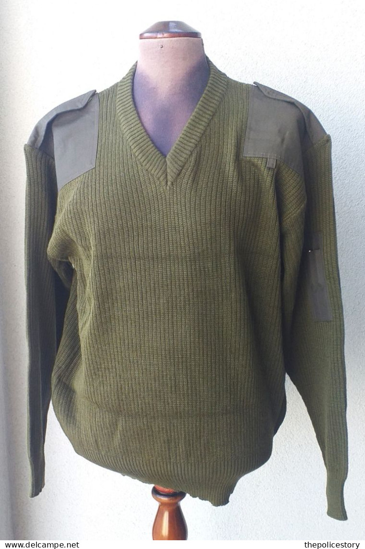 Maglione Originale Esercito Italiano Del 2003 Etichettato Tg. XL Nuovo Mai Usato - Uniformes