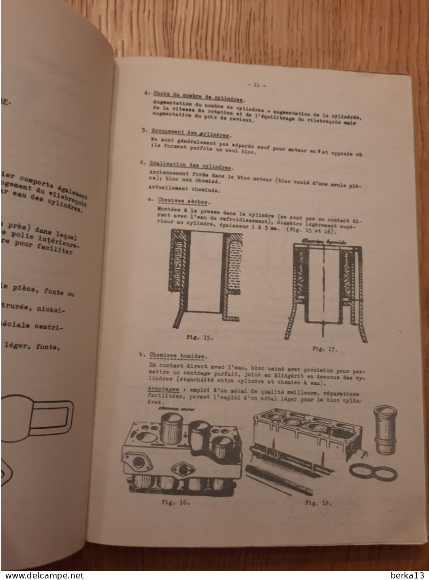 Guide Technique Du Sous-officier D'infanterie - Généralités Le Moteur 1954 - Francese