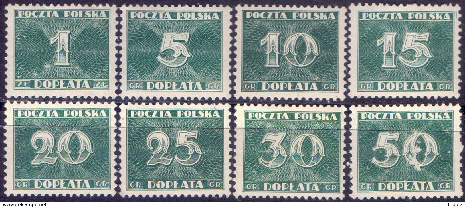 POLEN - POLAND - .PORTO  DOPLATA  LOT - **MNH - 1930 - Taxe