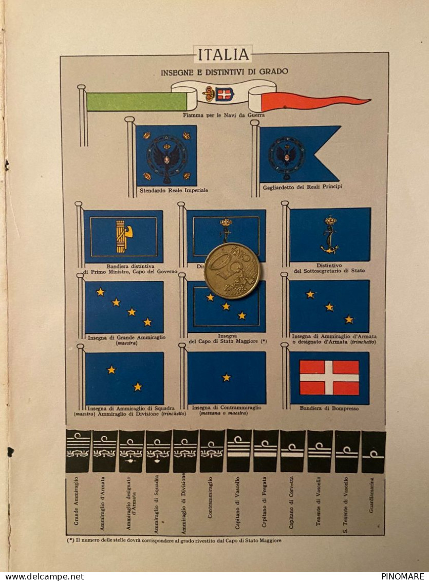 MARINA MILITARE INSEGNE E DISTINTIVI DI GRADO - ITALIA - 1937 - Matériel Et Accessoires