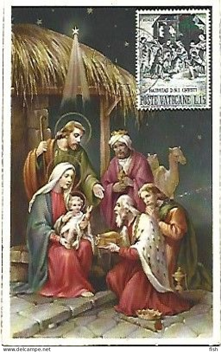 Vatican & Maximum Card, Nativitas D.N.I Christi, Vaticano 1959 (79799) - Vatican