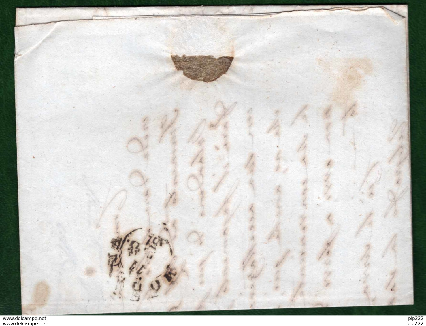 Parma 1853 15c Su Lettera Da Parma A Modena 9/2/54 Sass.7  VF/F - Parme