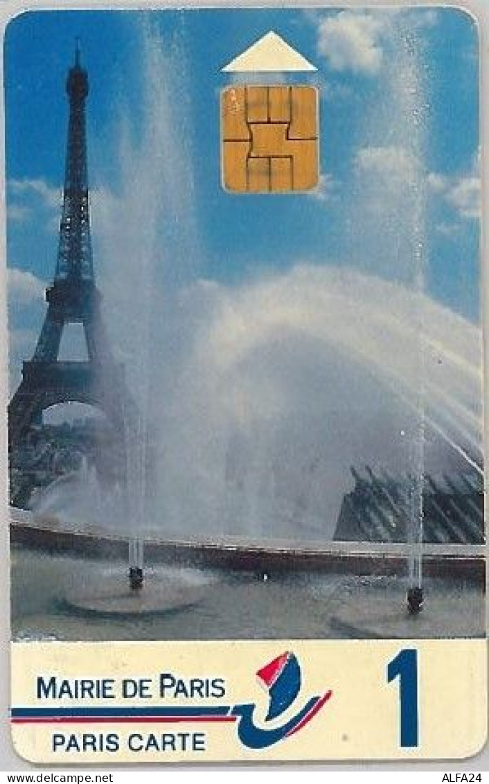 CARTA PARCHEGGIO MAIRIE DE PARIS -PARIGI (M58.7 - Scontrini Di Parcheggio