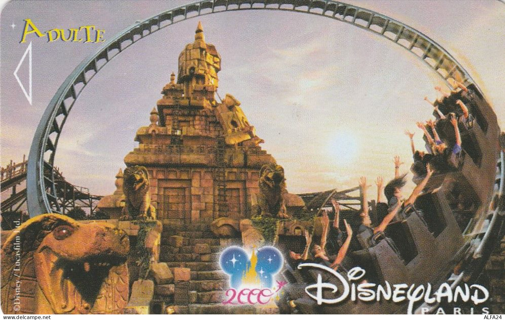 BIGLIETTO INGRESSO DISNEYLAND PARIS (M7.1 - Disney-Pässe