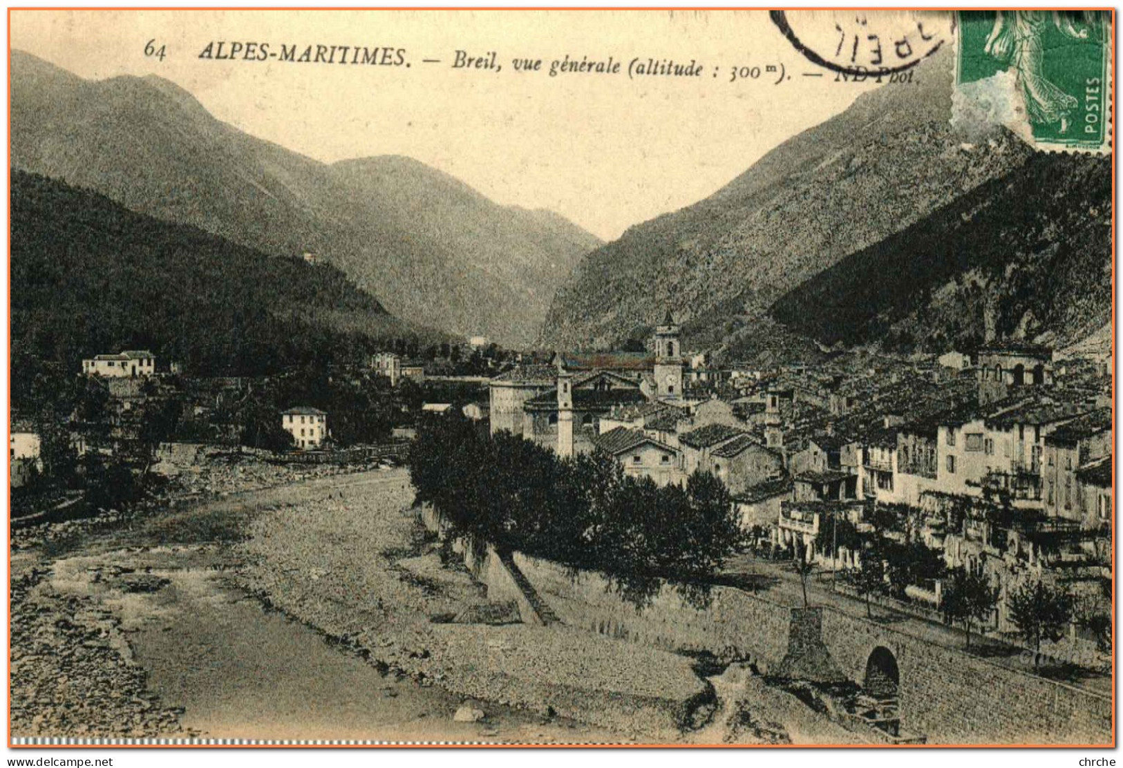 06 - BREIL - Vue Générale - Altitude : 300 Mètres - Breil-sur-Roya