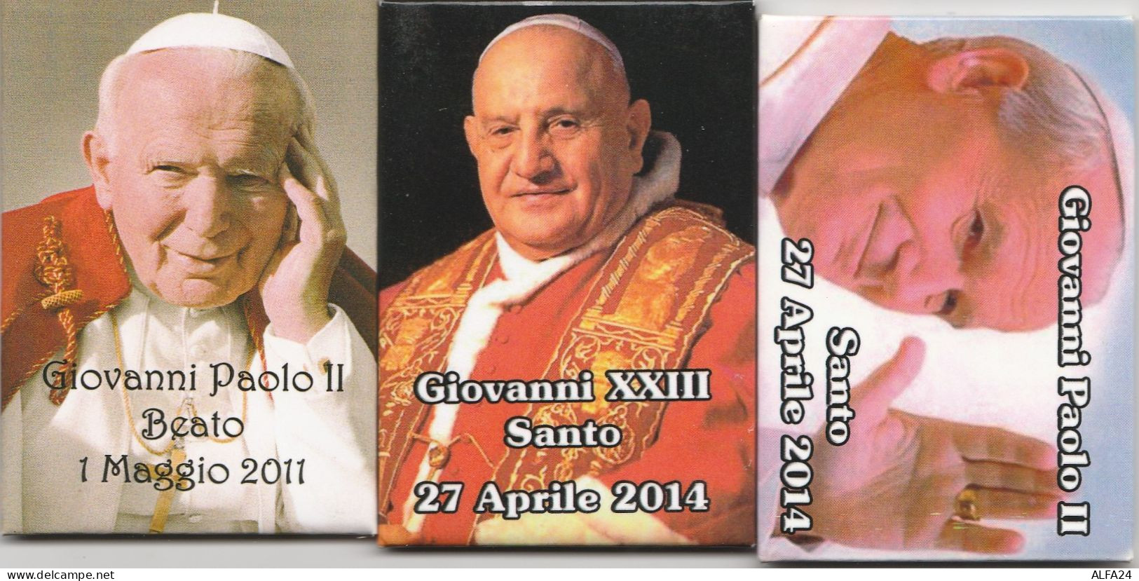 LOTTO 3 MAGNETI TEMATICA PAPA (N55 - Personajes