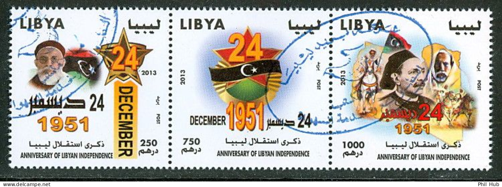 LIBYA 2013 Independence Day With King Idris Omar Mukhtar (Fine PMK) - Libia