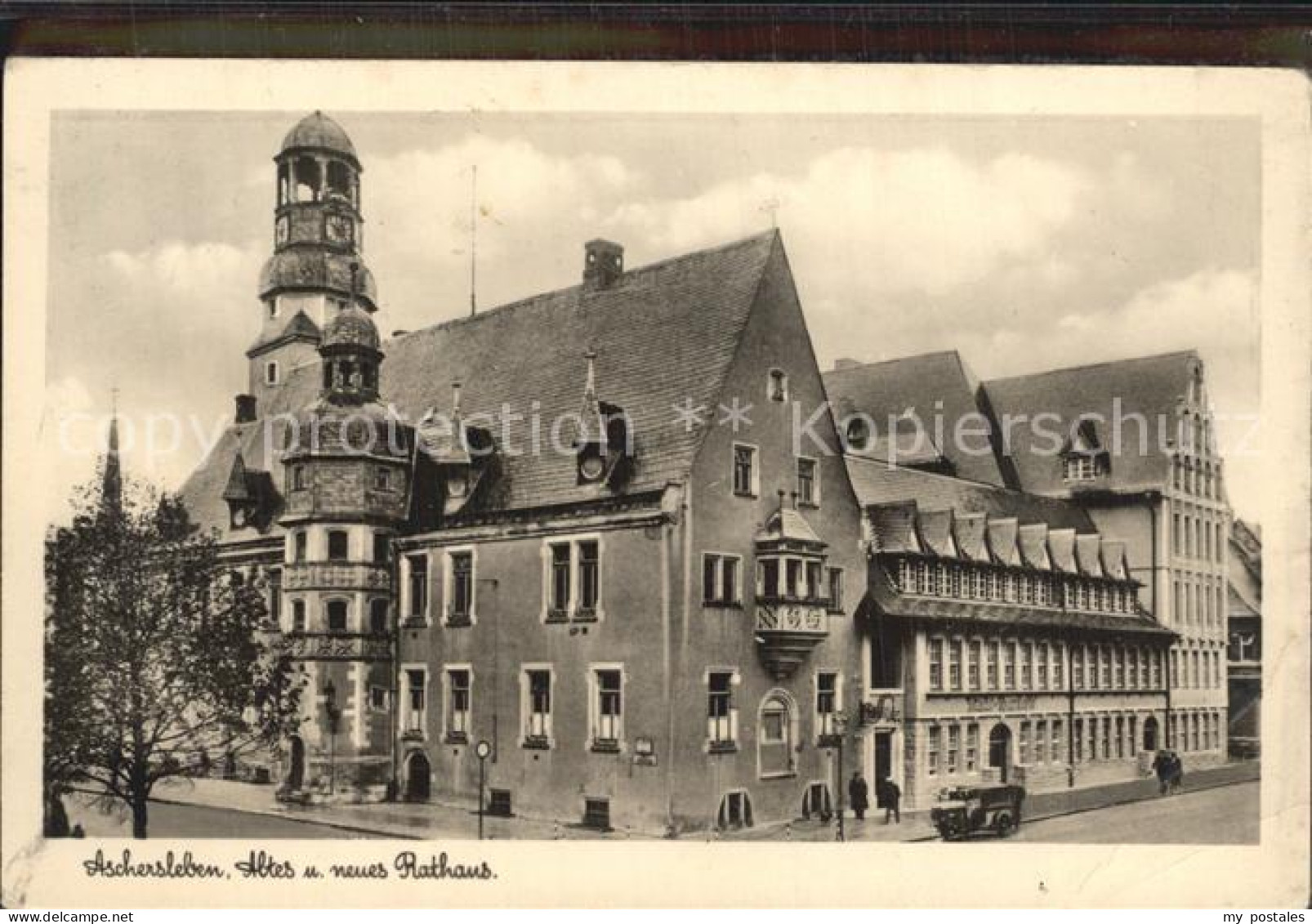 42418710 Aschersleben Altes Und Neues Rathaus Aschersleben - Aschersleben