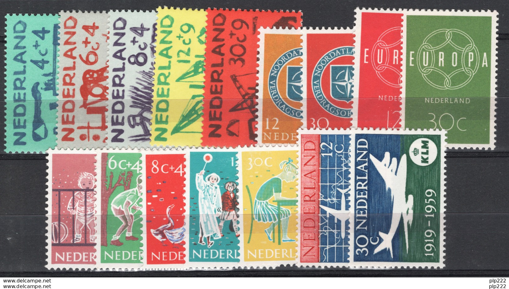 Olanda 1959 Annata Completa / Complete Year **/MNH VF - Volledig Jaar