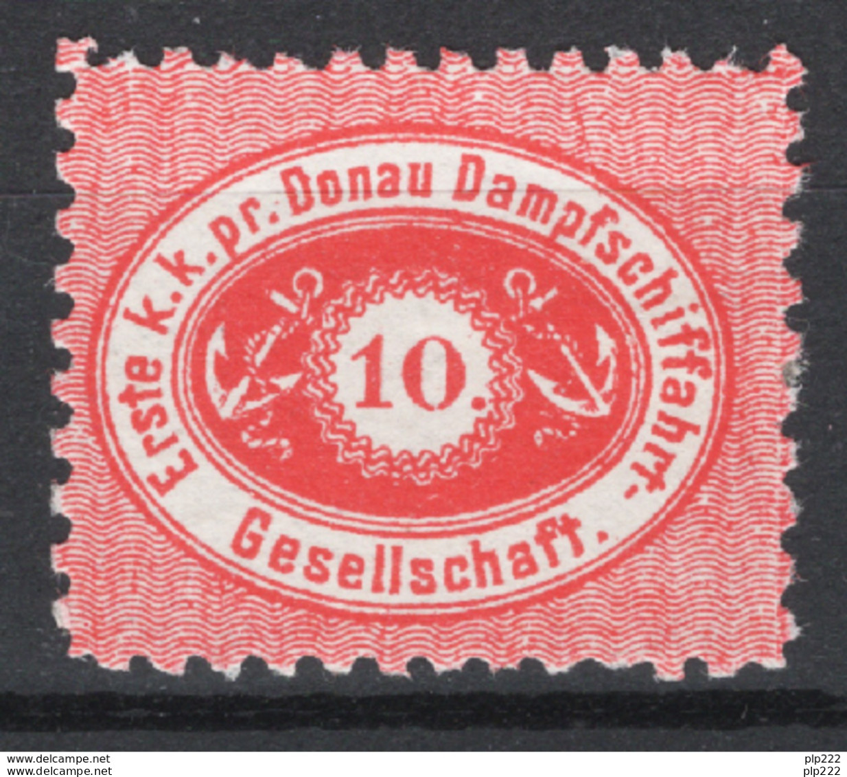 Austria Compagnia Danubiana DDSG 1868 Unf.4 */MH VF - Variétés & Curiosités