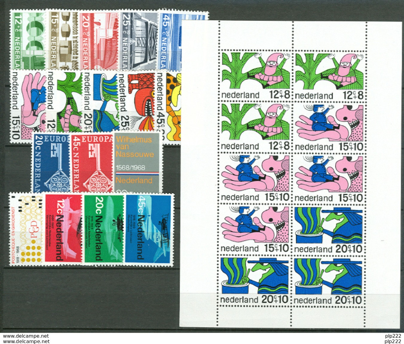 Olanda 1960/69 Periodo Completo / Complete Period **/MNH VF