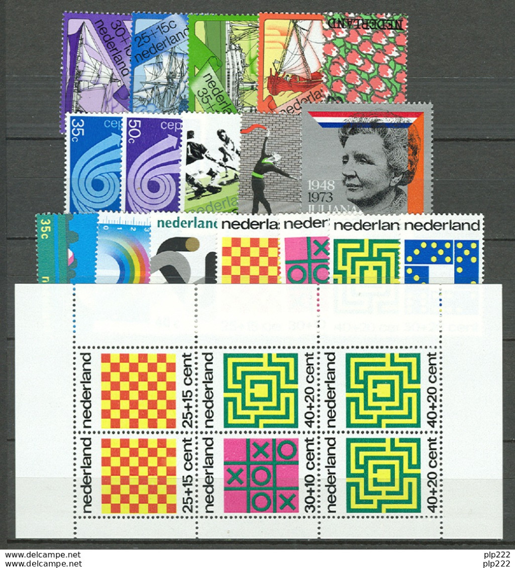 Olanda 1970/79 Periodo Completo / Complete Period **/MNH VF - Full Years