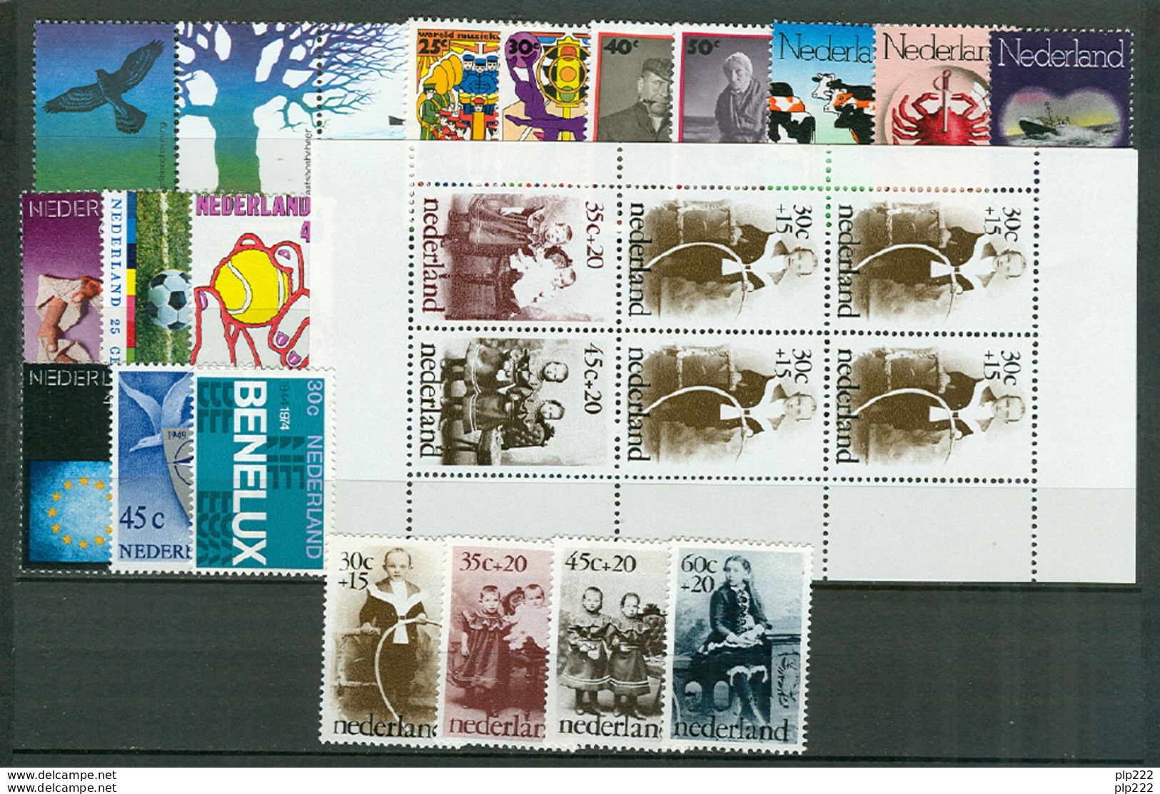 Olanda 1970/79 Periodo Completo / Complete Period **/MNH VF - Années Complètes