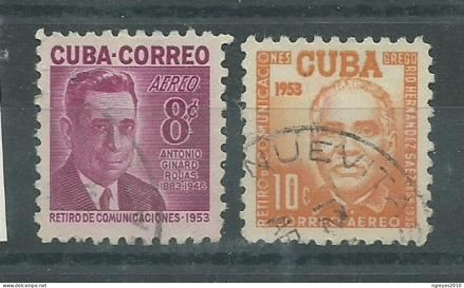 230045596  CUBA  YVERT AEREO Nº91/92 - Airmail