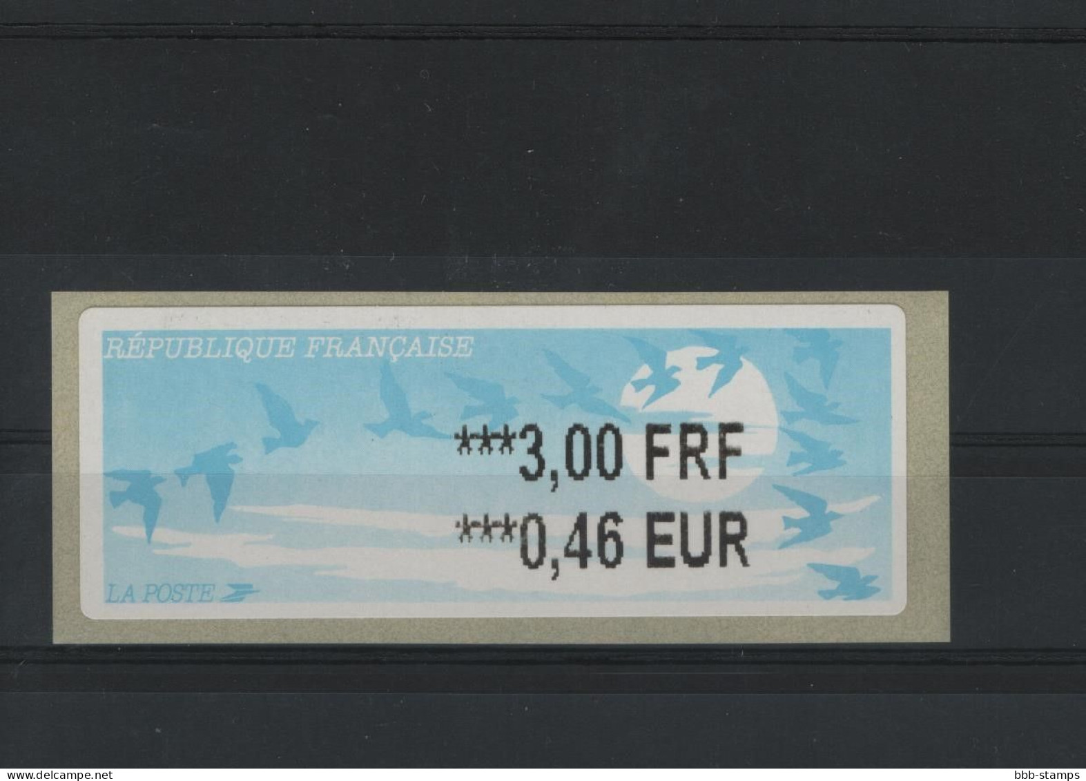 Frankreich Michel Cat.No. ATM Mnh/** 13 Black - 1990 « Oiseaux De Jubert »