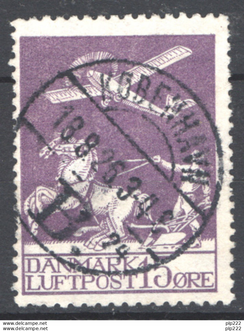 Danimarca 1925 Unif.A2 O/Used VF/F - Posta Aerea