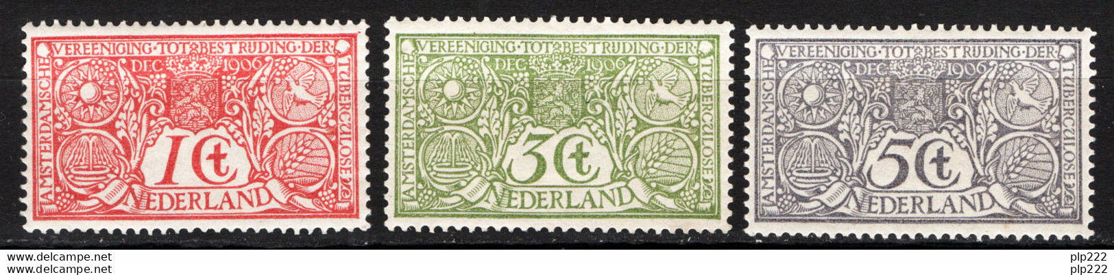 Olanda 1906 Unif.70/72 */MH VF/F - Ungebraucht