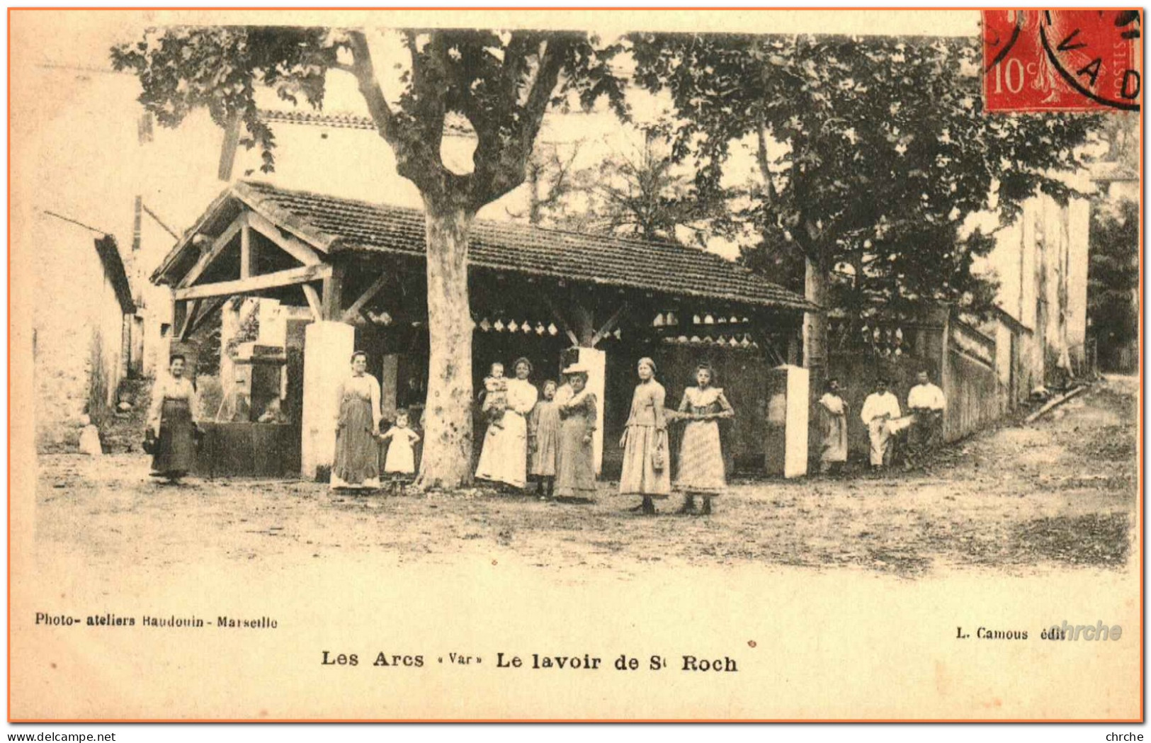 83 - LES ARCS - Le Lavoir De Saint Roch   *** PLAN RARE *** - Sollies Pont