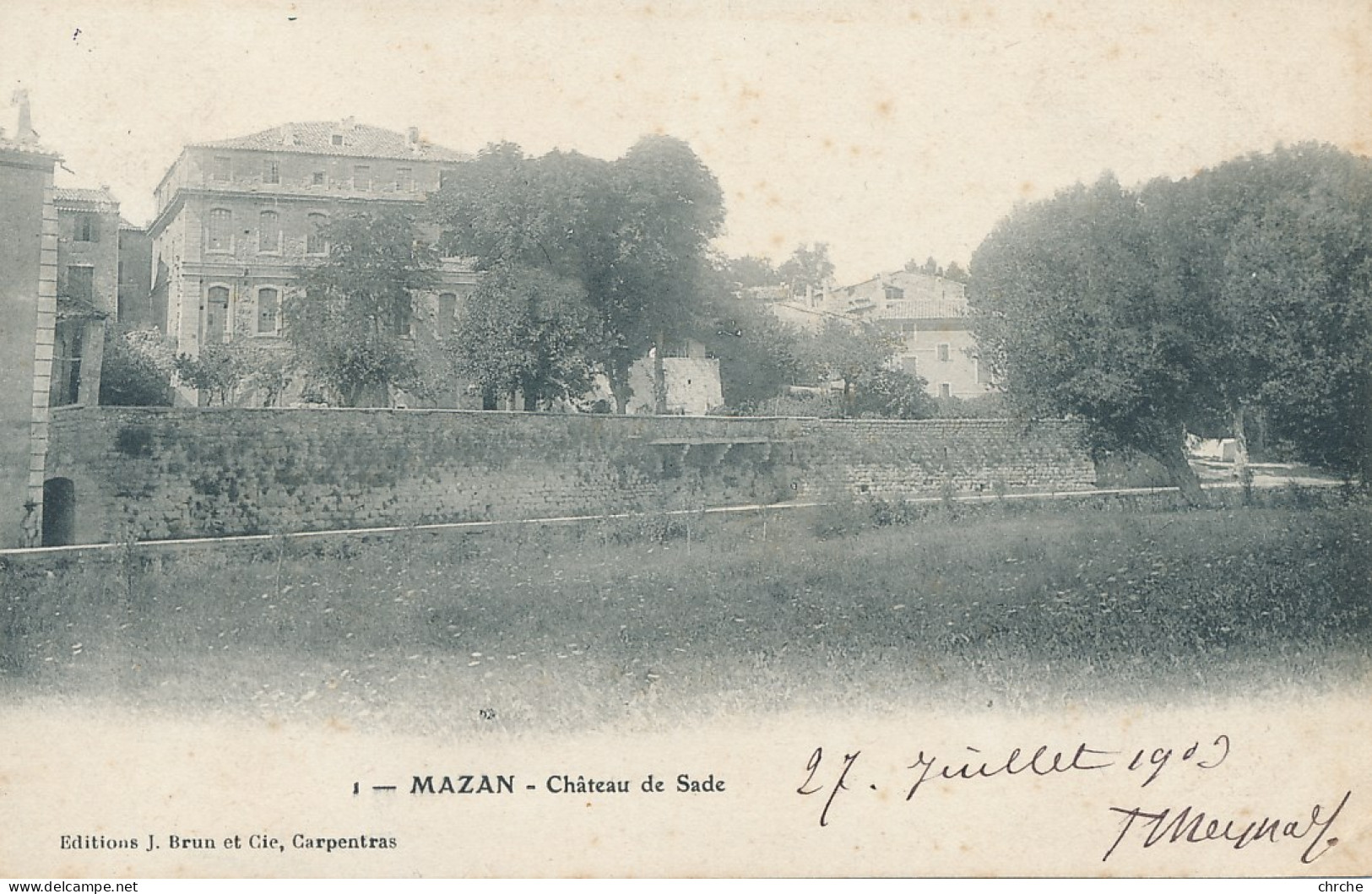 84 - MAZAN - Château De Sade - Mazan