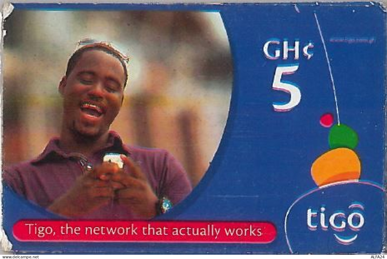 PREPAID PHONE CARD GHANA (U.59.3 - Ghana