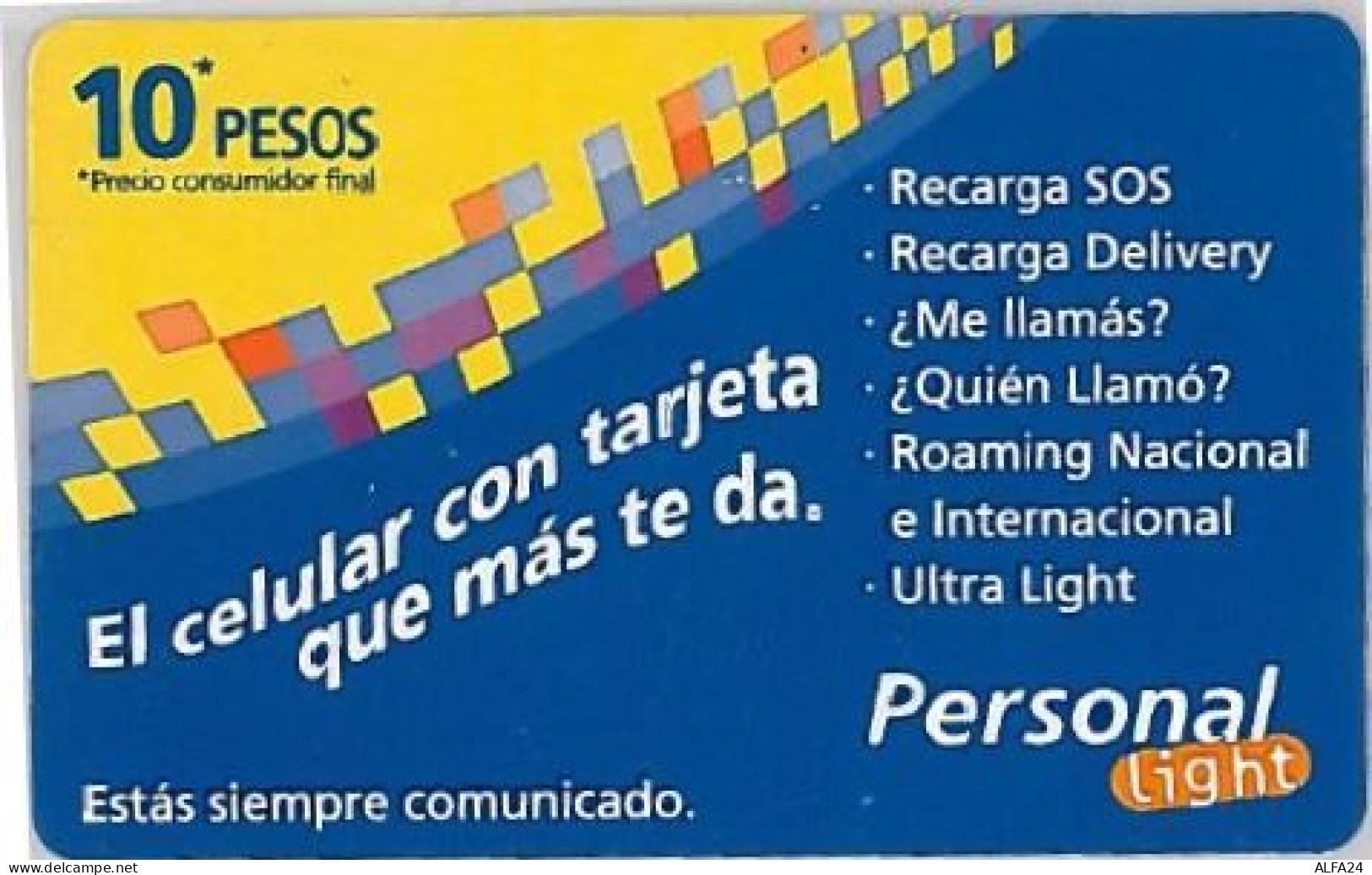 PREPAID PHONE CARD ARGENTINA (U.43.7 - Argentinië