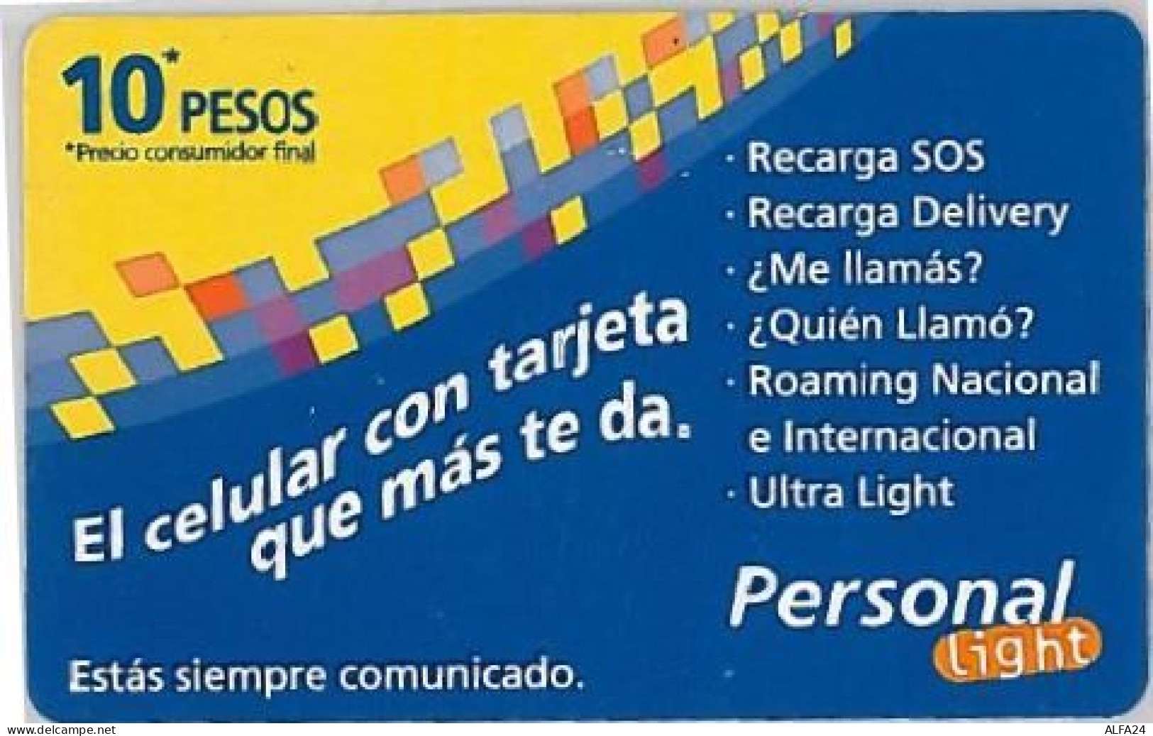 PREPAID PHONE CARD ARGENTINA (U.43.7 - Argentina