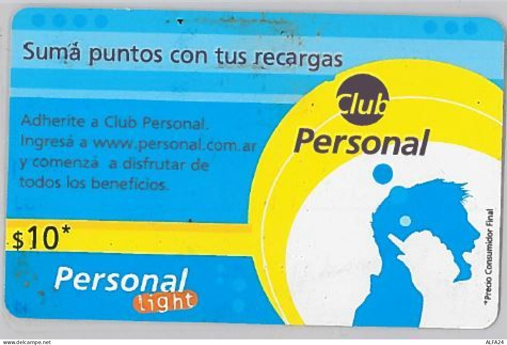 PREPAID PHONE CARD ARGENTINA (U.43.5 - Argentinië