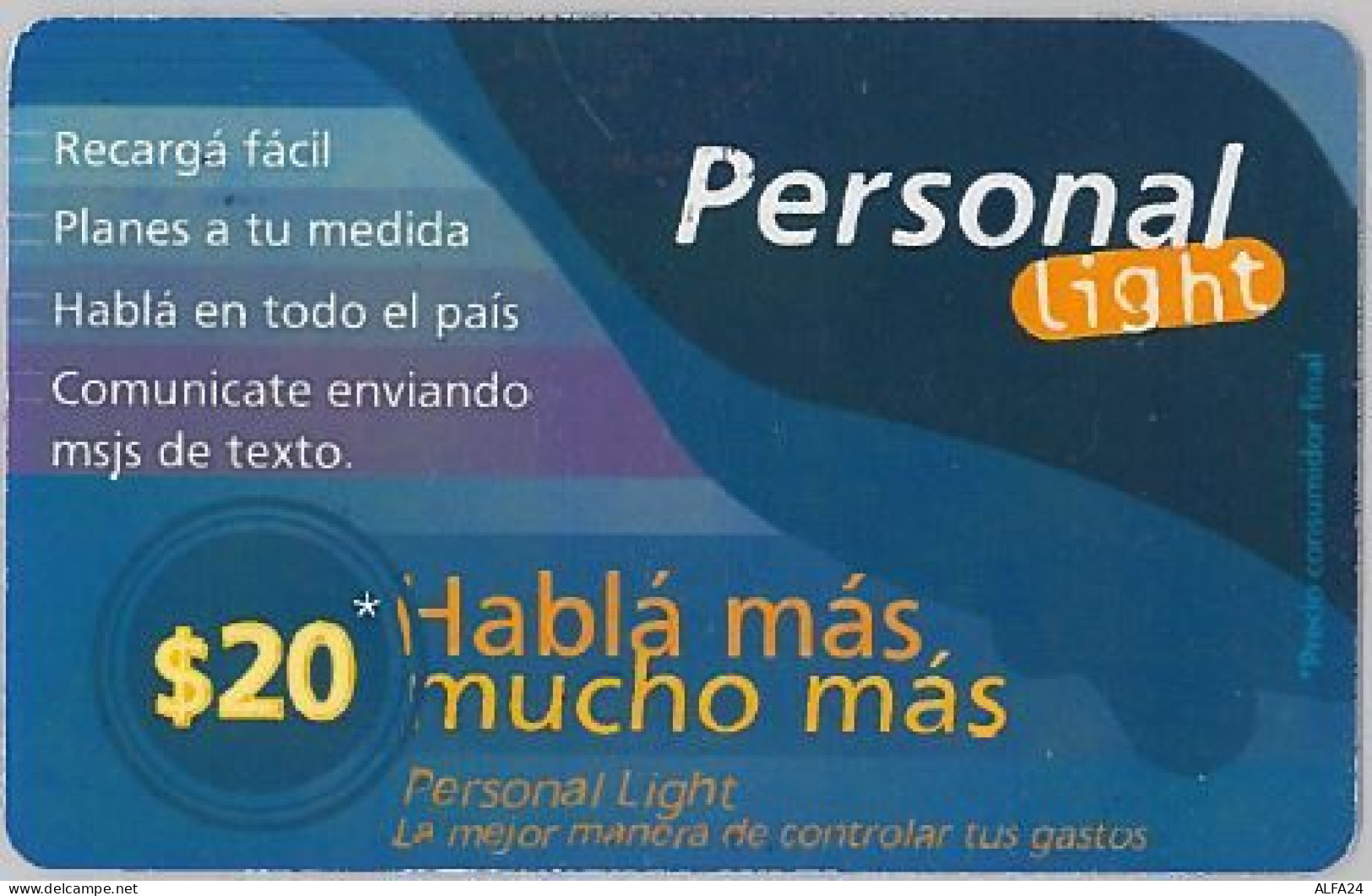 PREPAID PHONE CARD ARGENTINA (U.43.6 - Argentina
