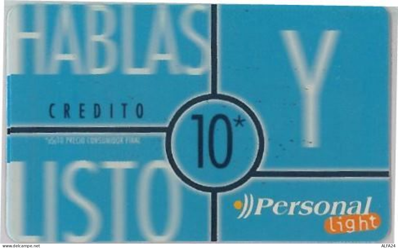 PREPAID PHONE CARD ARGENTINA (U.43.2 - Argentinië