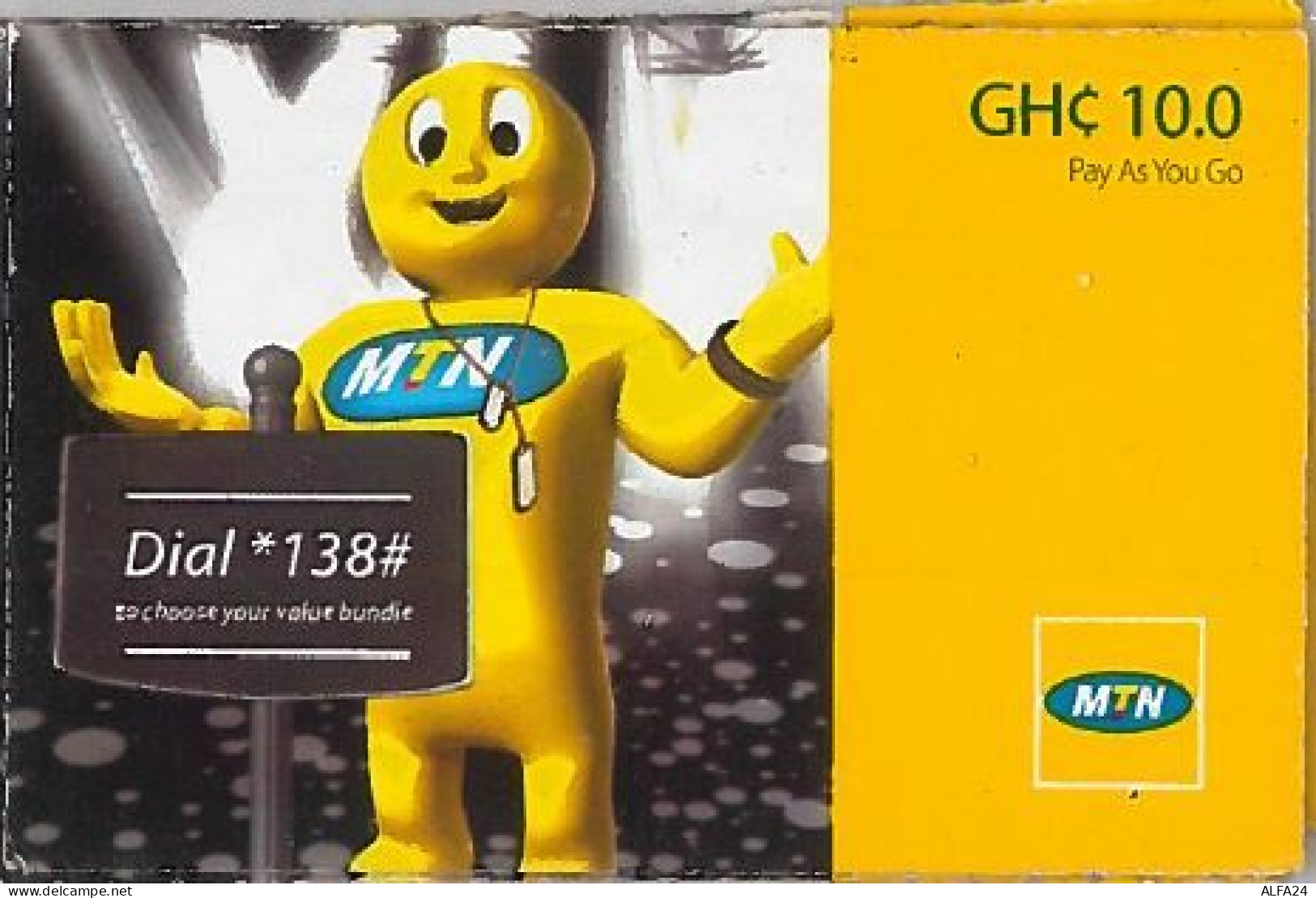 PREPAID PHONE CARD GHANA (U.41.5 - Ghana