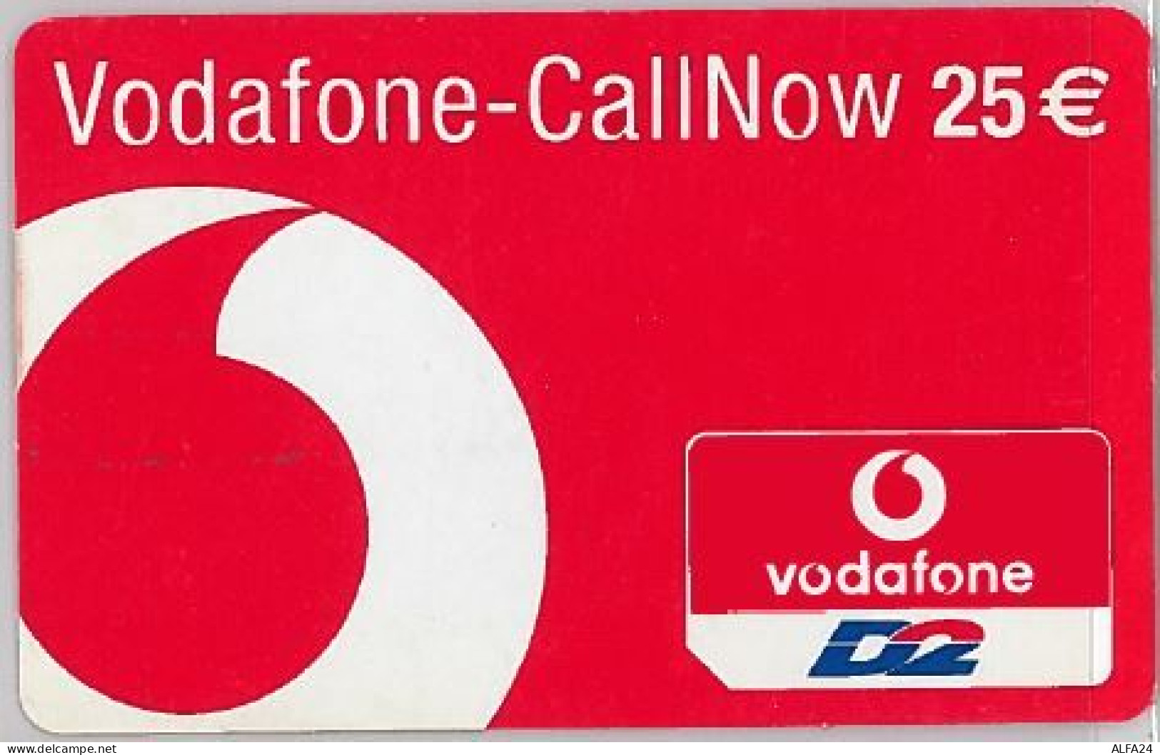 PREPAID PHONE CARD GERMANIA VODAFONE (U.35.3 - GSM, Voorafbetaald & Herlaadbare Kaarten