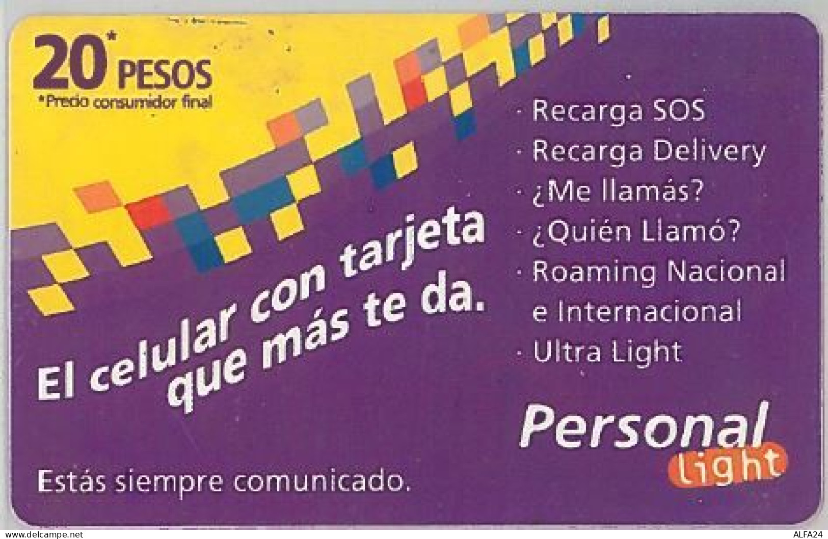 PREPAID PHONE CARD ARGENTINA (U.34.2 - Argentina