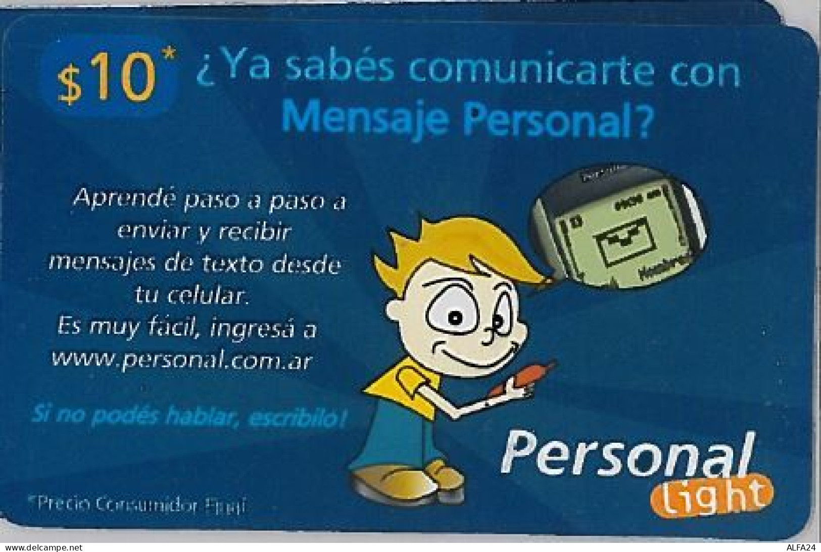 PREPAID PHONE CARD ARGENTINA (U.29.4 - Argentinien