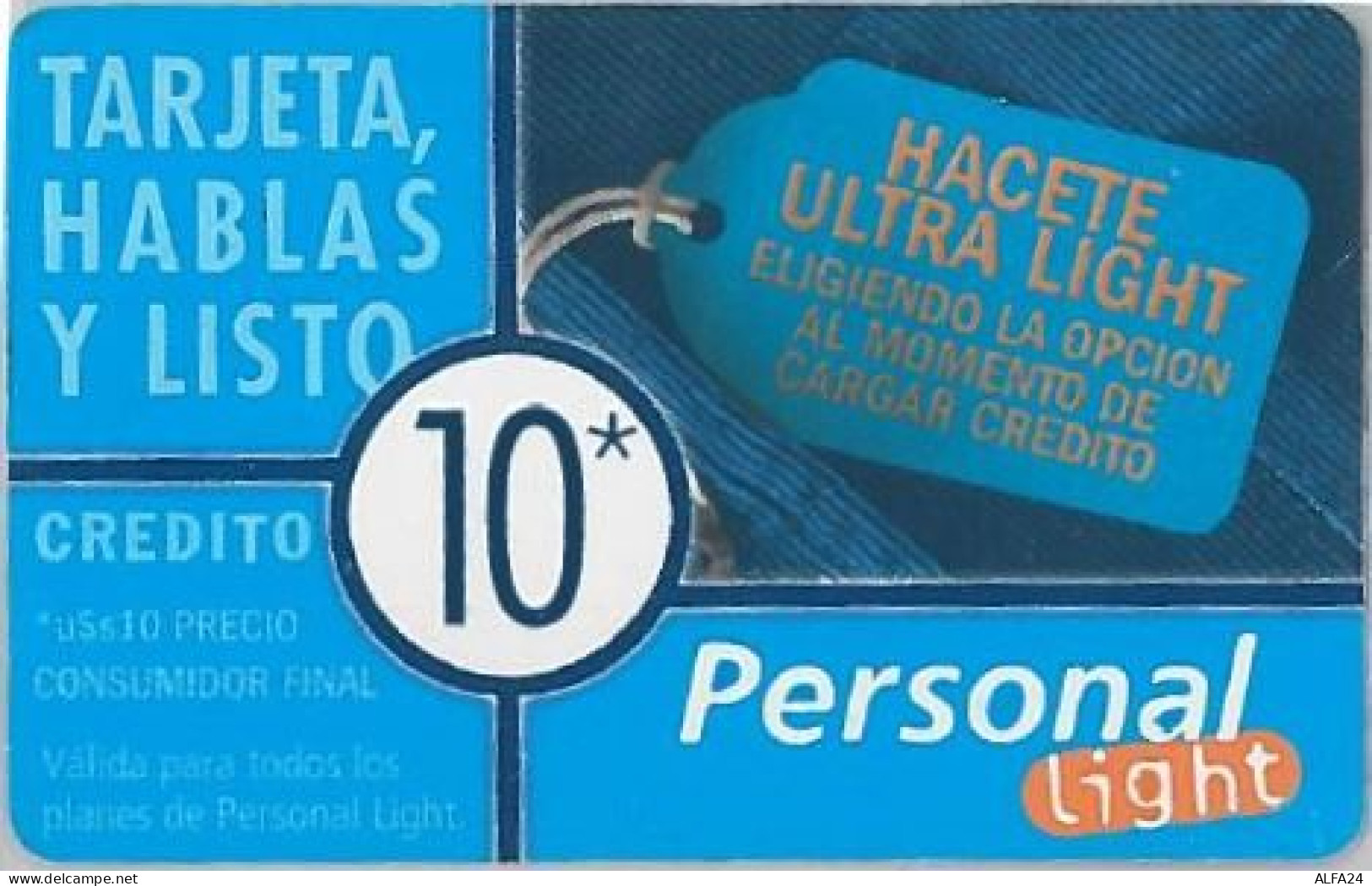 PREPAID PHONE CARD ARGENTINA (U.29.2 - Argentinië