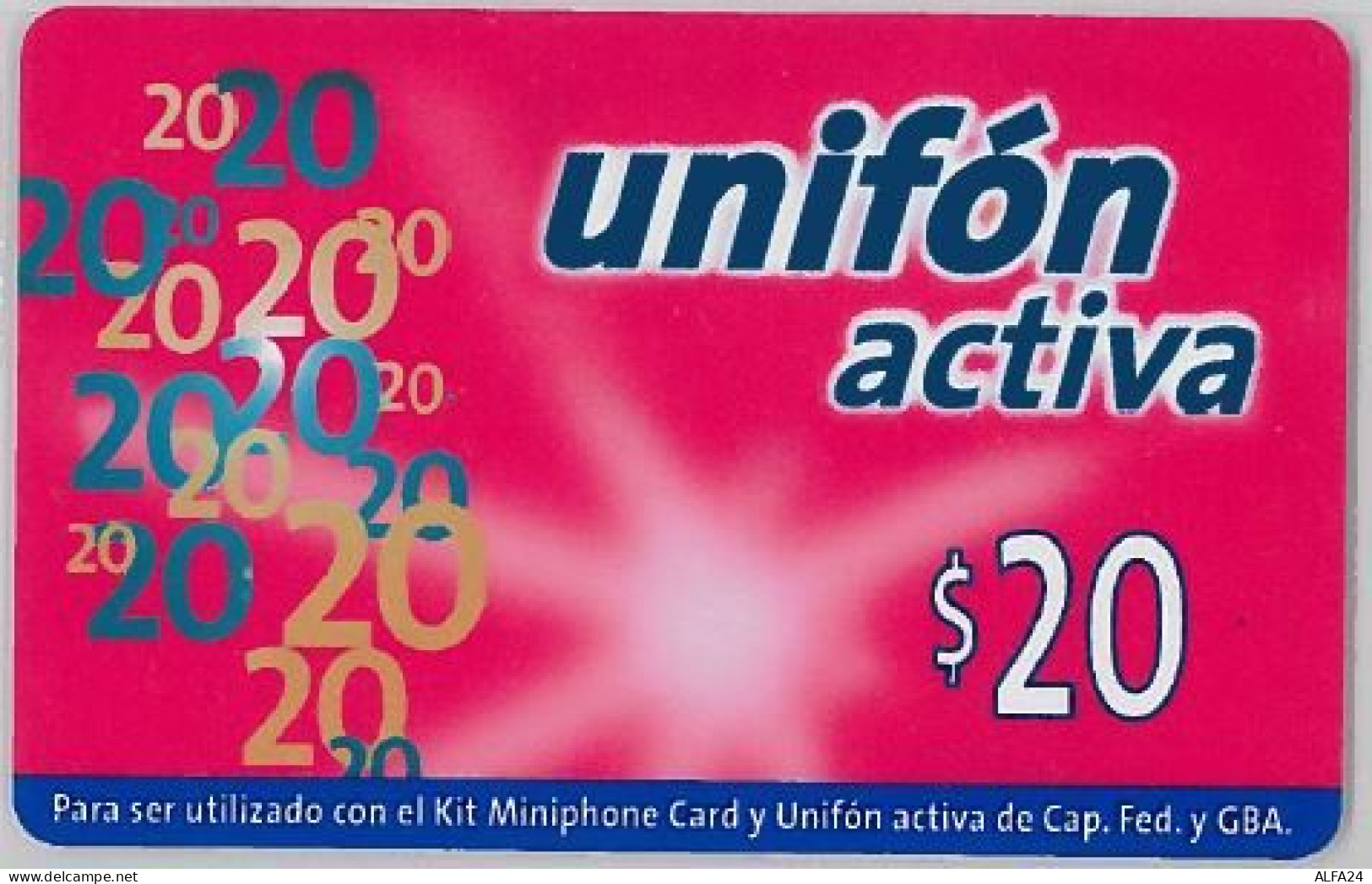 PREPAID PHONE CARD ARGENTINA (U.27.3 - Argentine