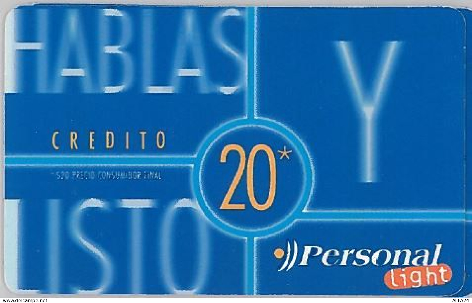 PREPAID PHONE CARD ARGENTINA (U.26.5 - Argentinien