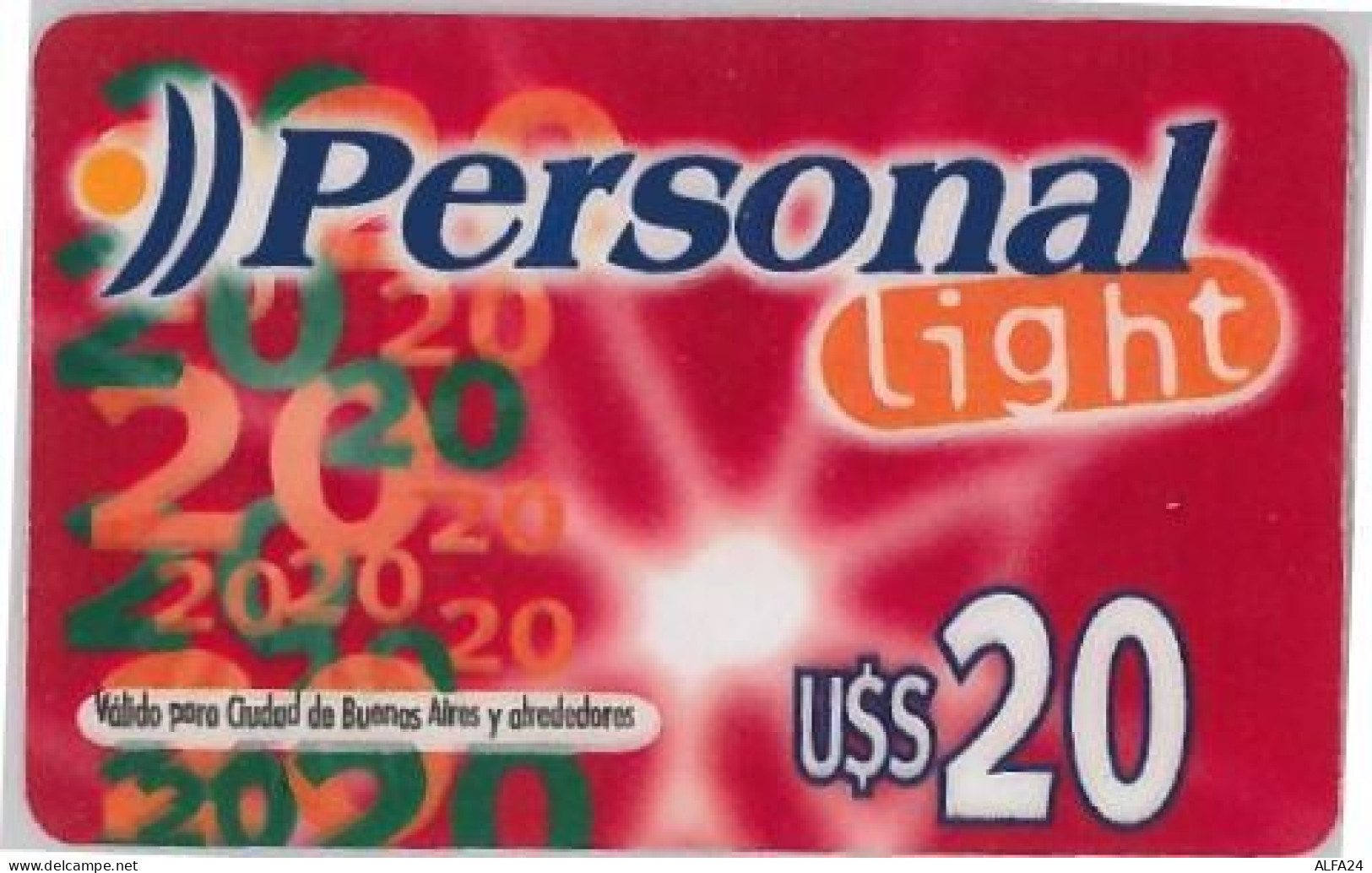 PREPAID PHONE CARD ARGENTINA (U.25.7 - Argentinien