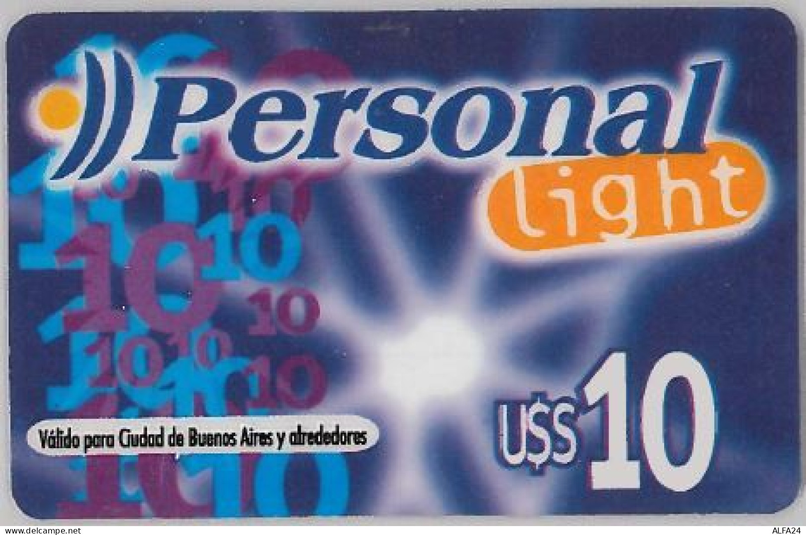 PREPAID PHONE CARD ARGENTINA (U.25.3 - Argentinië