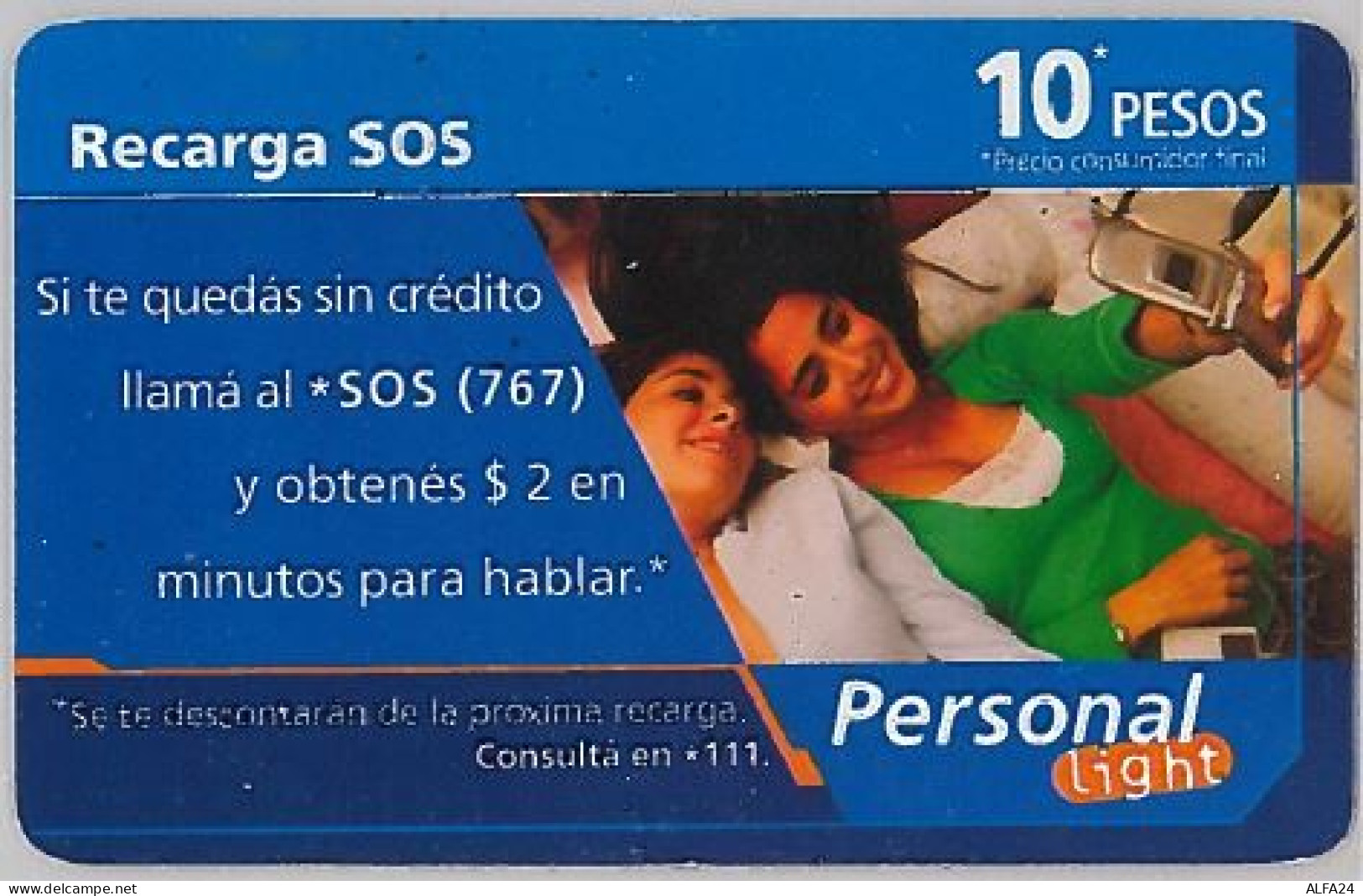 PREPAID PHONE CARD ARGENTINA (U.25.4 - Argentina