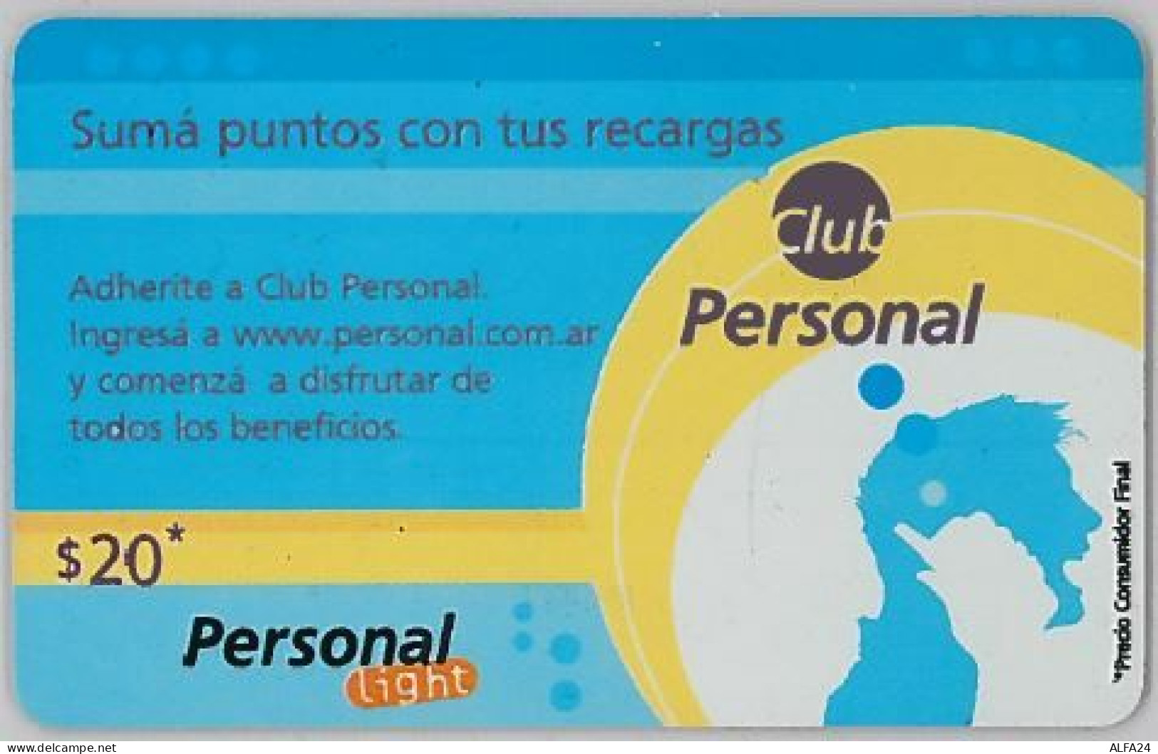 PREPAID PHONE CARD ARGENTINA (U.23.5 - Argentine