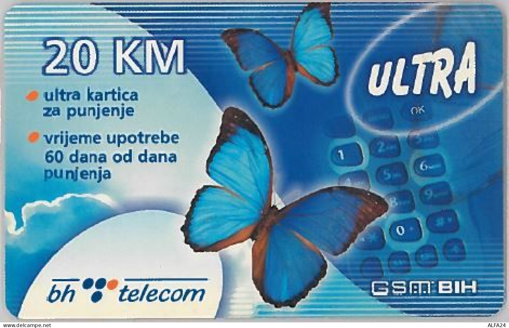 PREPAID PHONE CARD BOSNIA (U.20.5 - Bosnie