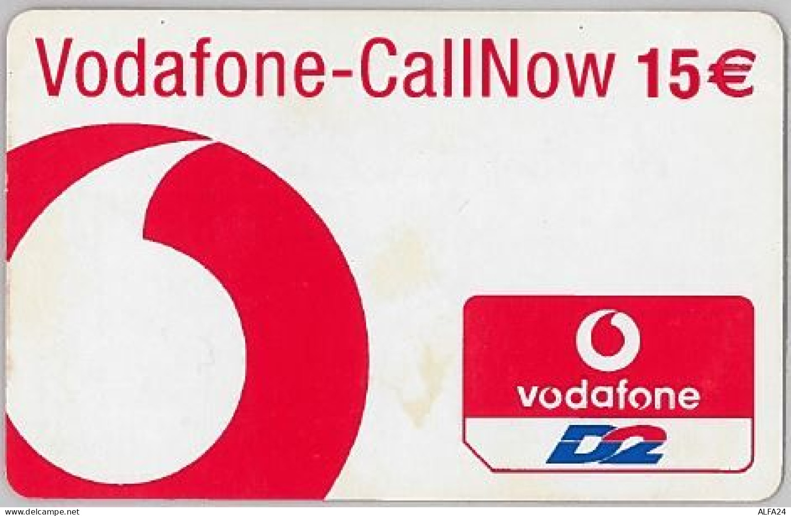 PREPAID PHONE CARD GERMANIA -VODAFONE (U.19.3 - [2] Móviles Tarjetas Prepagadas & Recargos