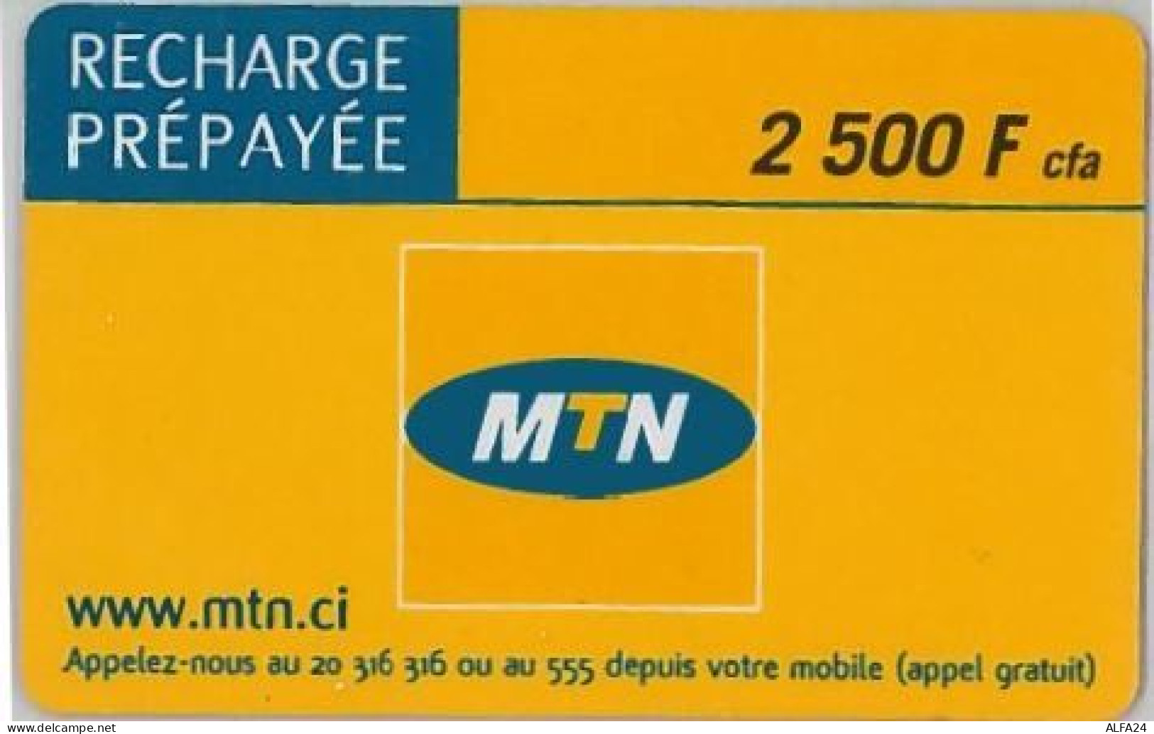 PREPAID PHONE CARD COSTA AVORIO (U.8.2 - Ivory Coast