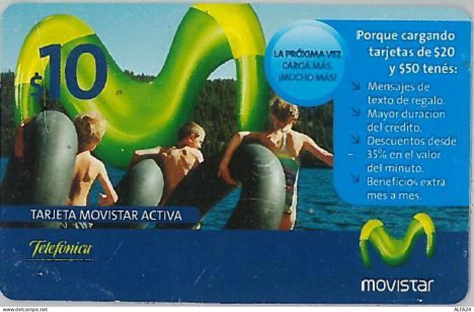 PREPAID PHONE CARD ARGENTINA (U.5.2 - Argentine