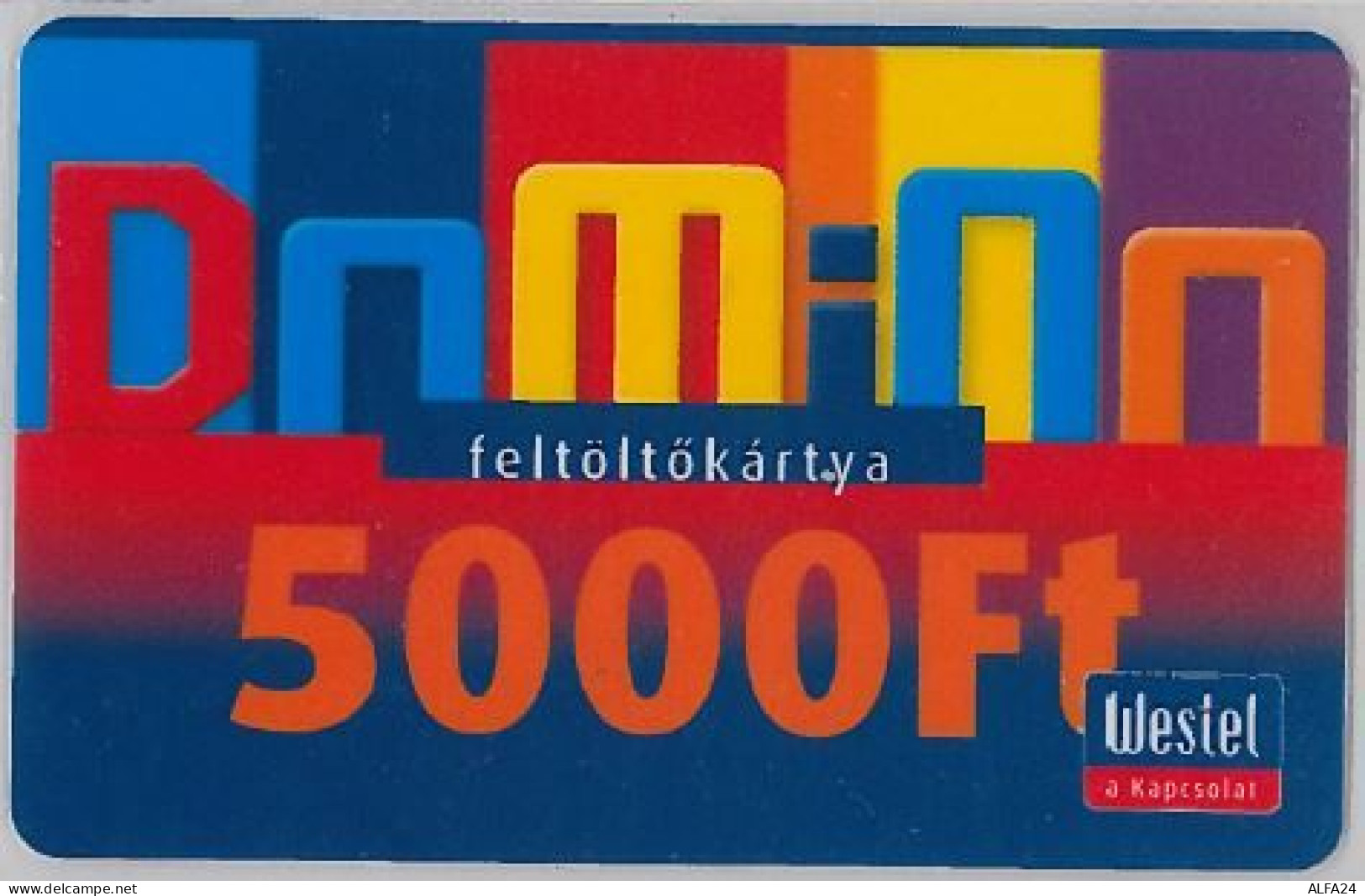 PREPAID PHONE CARD UNGHERIA -WESTEL (U.5.4 - Ungheria