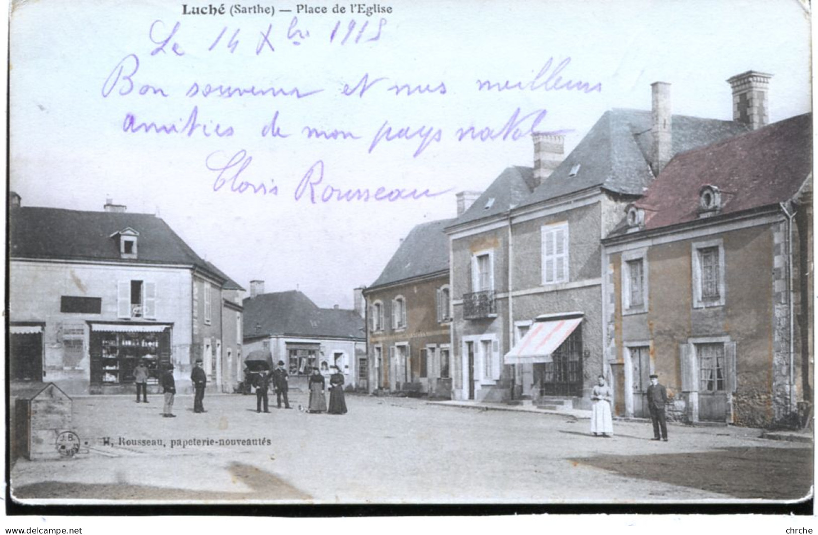 72 -LUCHE - Place De L'Eglise - Luche Pringe