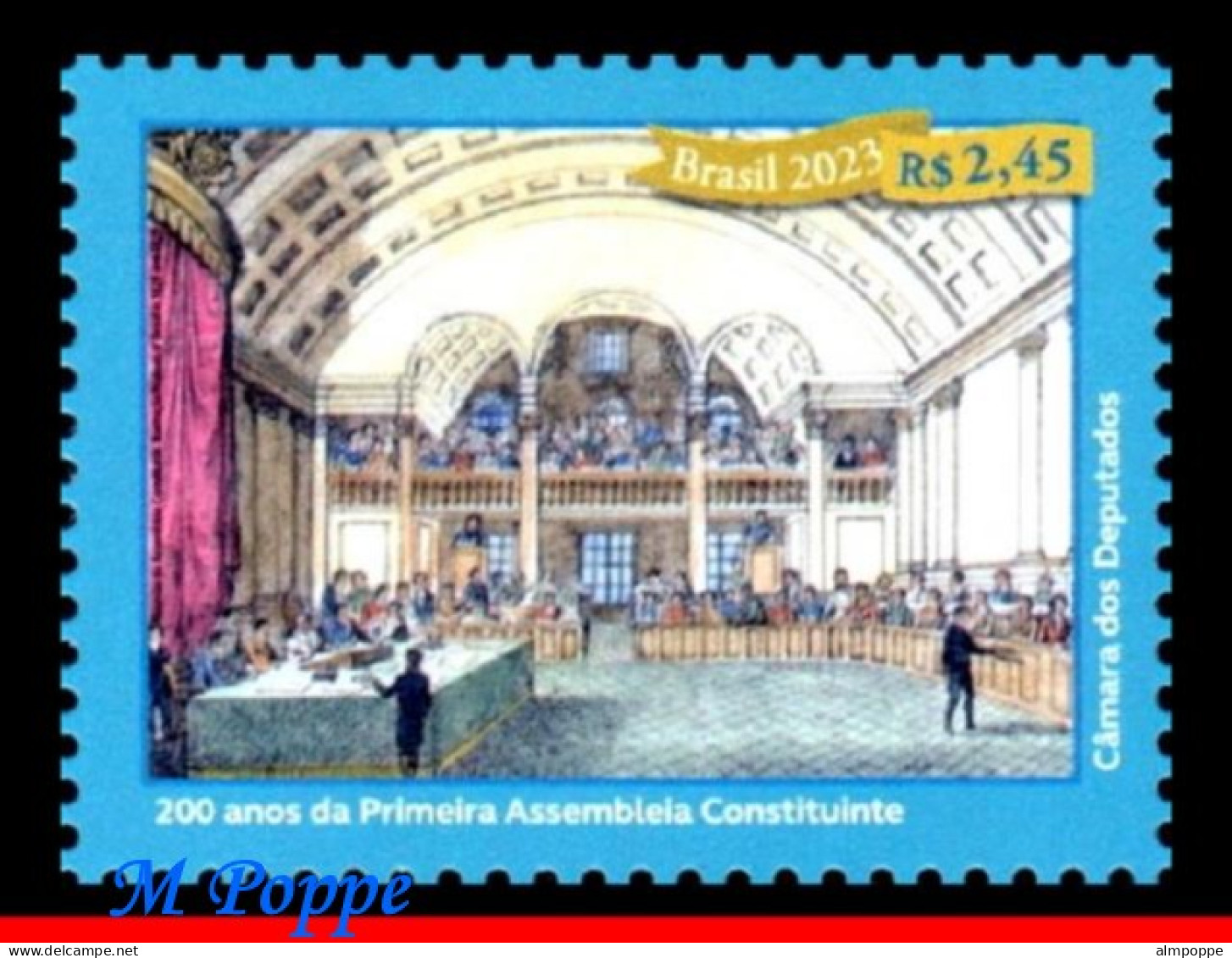 Ref. BR-V2023-13-F BRAZIL 2023 - 200 YEARS OF THE FIRSTCONSTITUENT ASSEMBLY, MNH, HISTORY 12V - Blocks & Kleinbögen