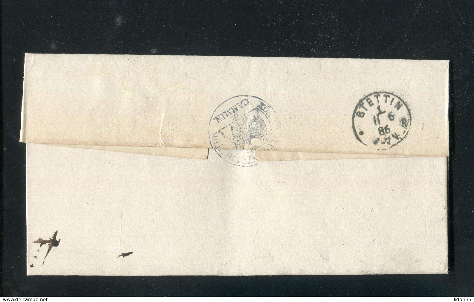 "DEUTSCHES REICH" 1886, Dienstbrief K1 "CAMMIN I. POM." (4623) - Dienstzegels