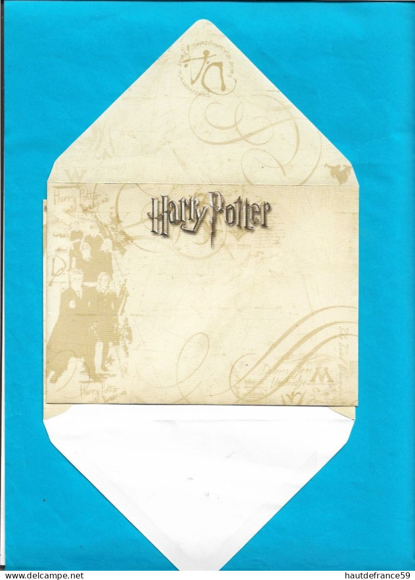 Rare Enveloppe De Luxe HARRY POTTER , Vierge - Vignettes De Fantaisie