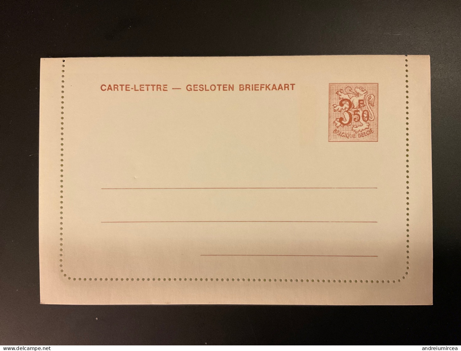 Carte Lettre  3,50 F. - Letter-Cards